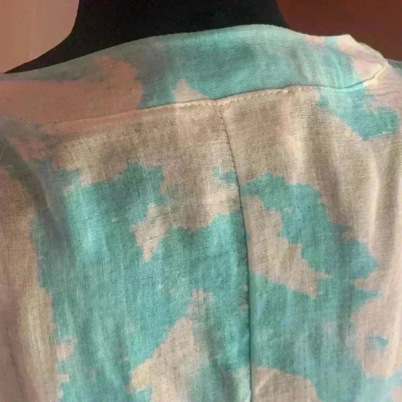 Sofia Print Dress Handmade In Italy From Boutique one Size.  D7 - Picture 7 of 9